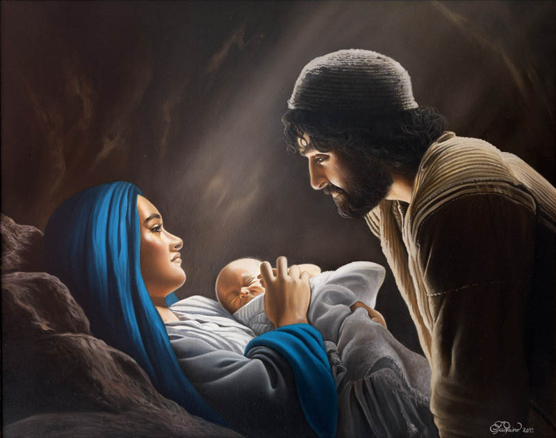 Opera dell'artista Julio Padrino per il presepe vivente 2011